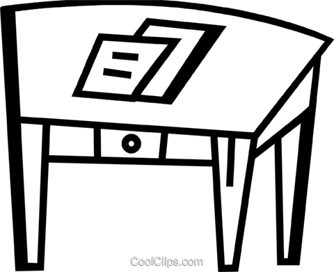 Tables And Counters Royalty Free Vector Clip Art Illustration - Coffee Table (480x391)