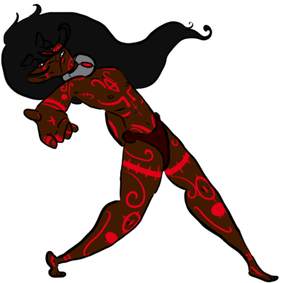 Did Some Pose Practice With Edgelordmc12yearold Scp-076 - Cartoon (400x400)