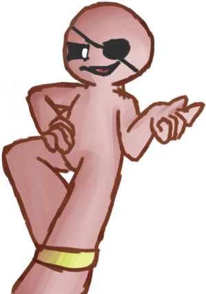 Cain Doodle From Last Night - Cartoon (400x436)