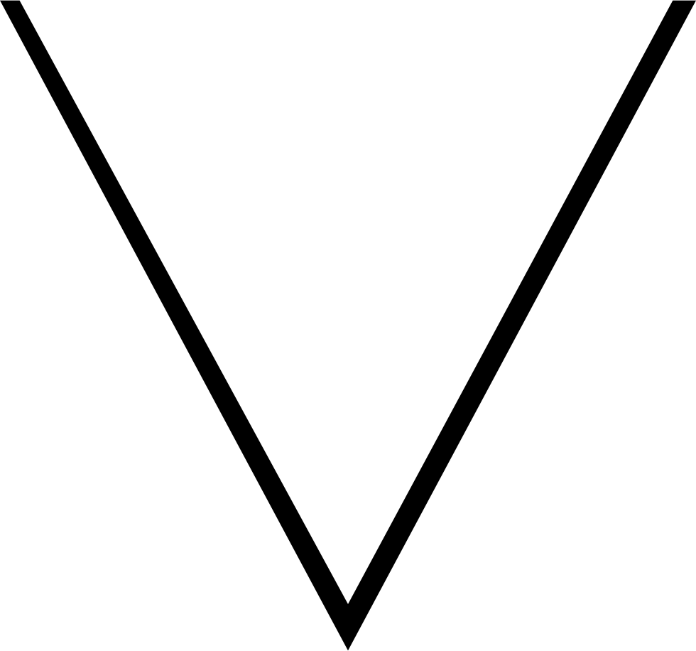 Border Arrow Down Comments - Transparent V (980x916)