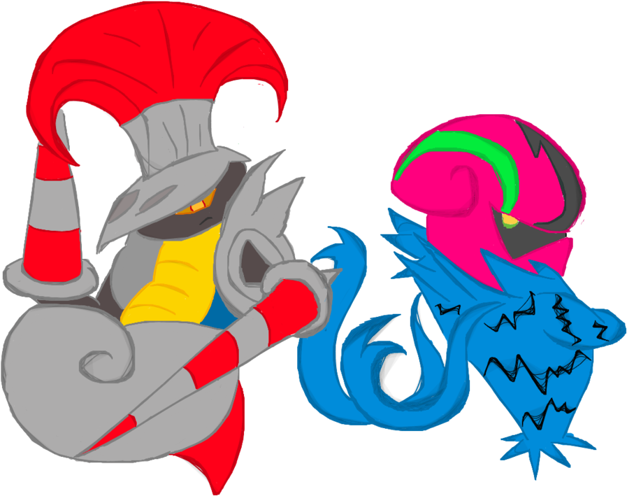 Accelgor And Escavalier By Superbadgerman - Pokemon Accelgor And Escavalier (984x812)