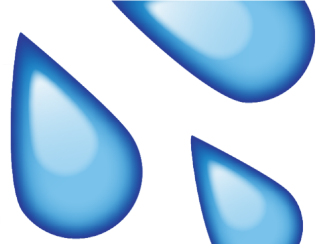 Blue Water Clipart Teardrop - Circle (640x480)