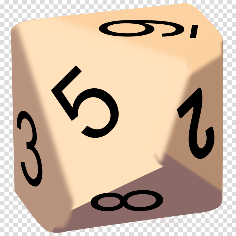 10 Sided Die Clipart Dé À Dix Faces Dice Four-sided - Die With 10 Sides (900x900)