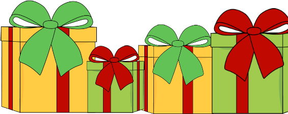 Free Printable Christmas Gift Clip Art (571x300)