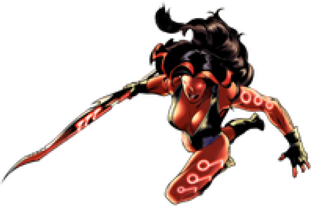 She Hulk Clipart Cute - Red She Hulk Png (640x480)
