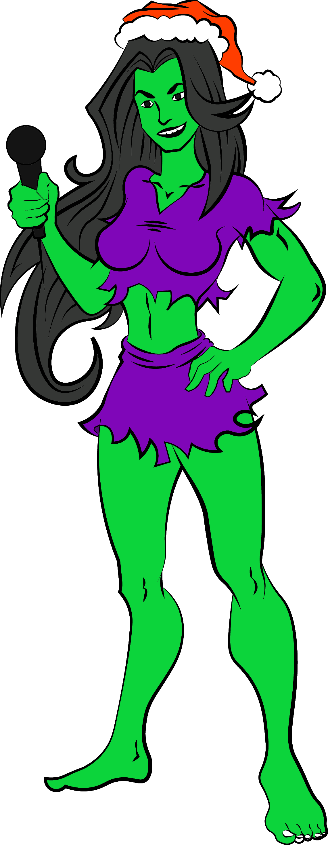 She Christmas Karaoke Ekiwi - She Christmas Karaoke Ekiwi (1141x2935)