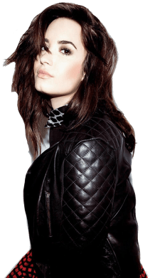 Demi Lovato Clipart - Demilovato Long Black Hair Photoshoots (400x400)