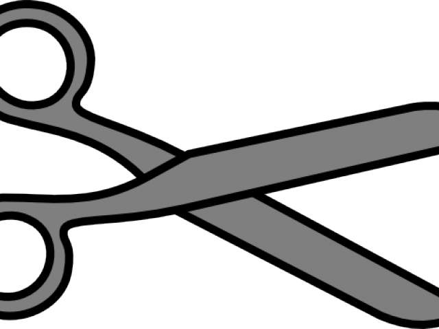 Haircut Clipart Animated - Clipart Scissors Black And White (640x480)