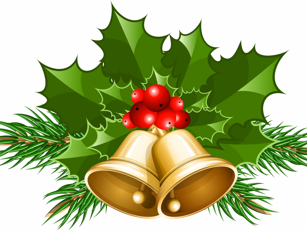Download Free Clip Art Christmas - Christmas Bells Clipart Png (1024x768)