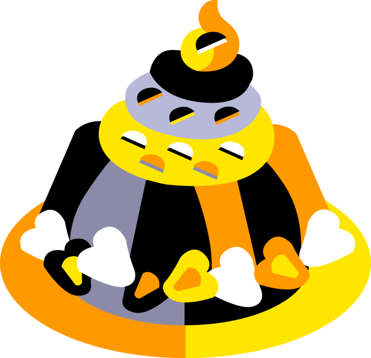 Vector Illustration Of Fruit Gelatin Jello Or Jell-o - Vector Illustration Of Fruit Gelatin Jello Or Jell-o (724x700)