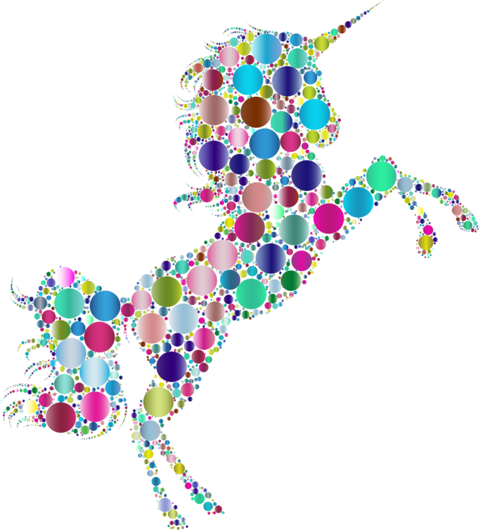 Unicorn Horn Silhouette Computer Icons - Unicorn Image No Background (677x749)