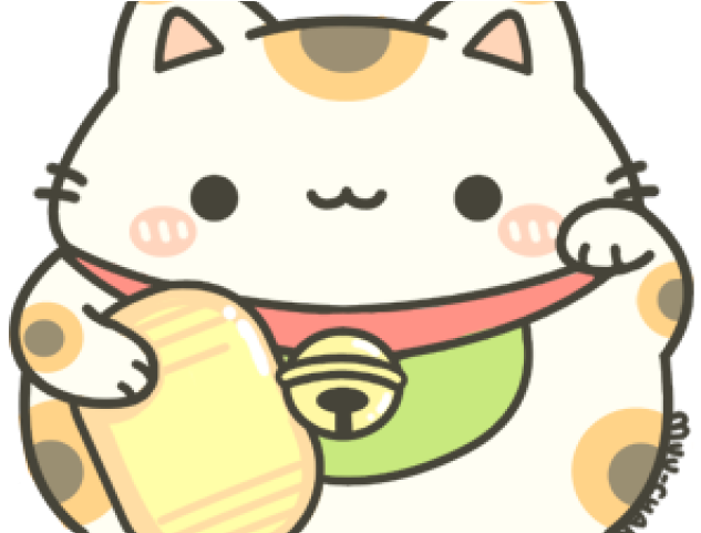 Maneki Neko Clipart Kawaii - Zhao Cai Mao Cartoon (640x480)