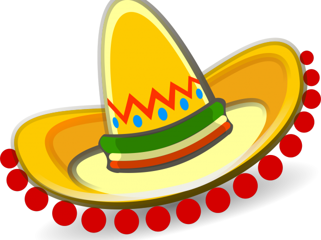 Latin Clipart Mexican Dinner - Clip Art Sombrero Png (640x480)