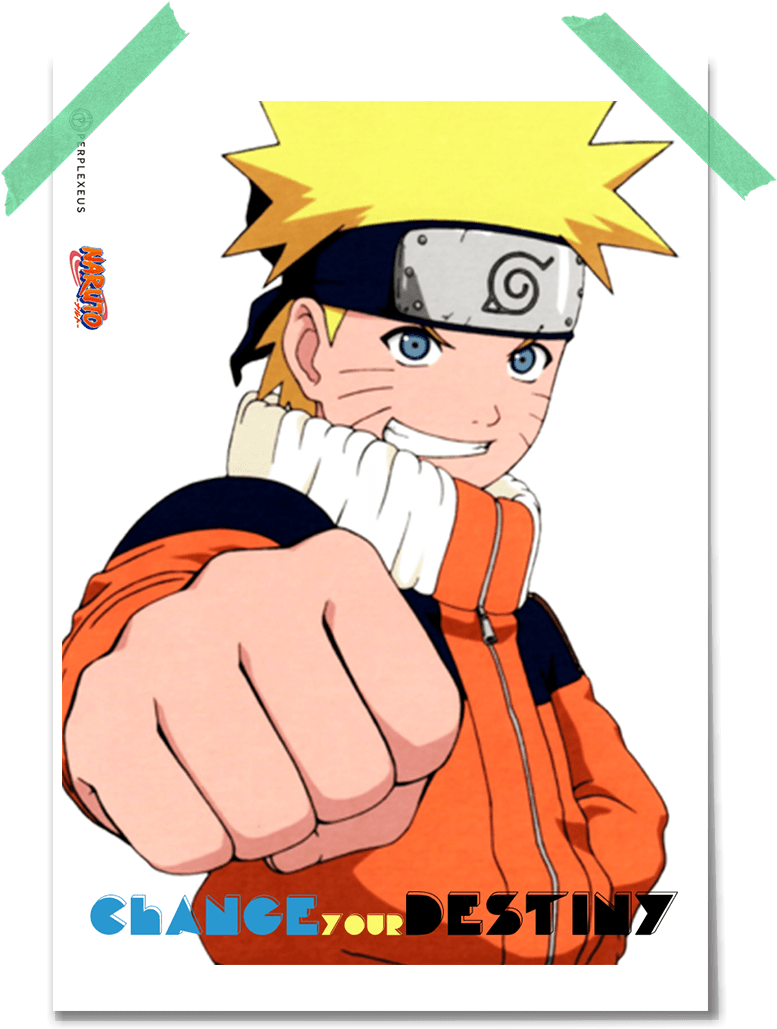 Download Naruto Change Your Destiny Bro Fist With A - Naruto Png (777x1029)