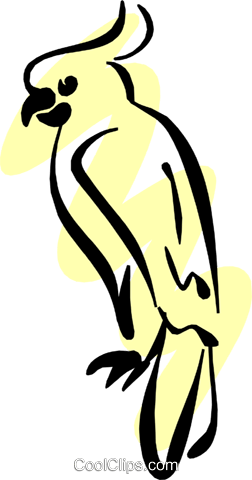 Parrot Royalty Free Vector Clip Art Illustration - Parrot Royalty Free Vector Clip Art Illustration (252x480)