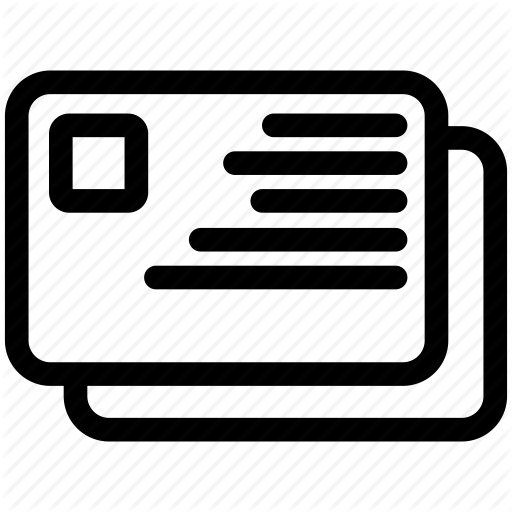 Banner Black And White By Adnen Kadri Card Postal Stamp - Sign (512x512)