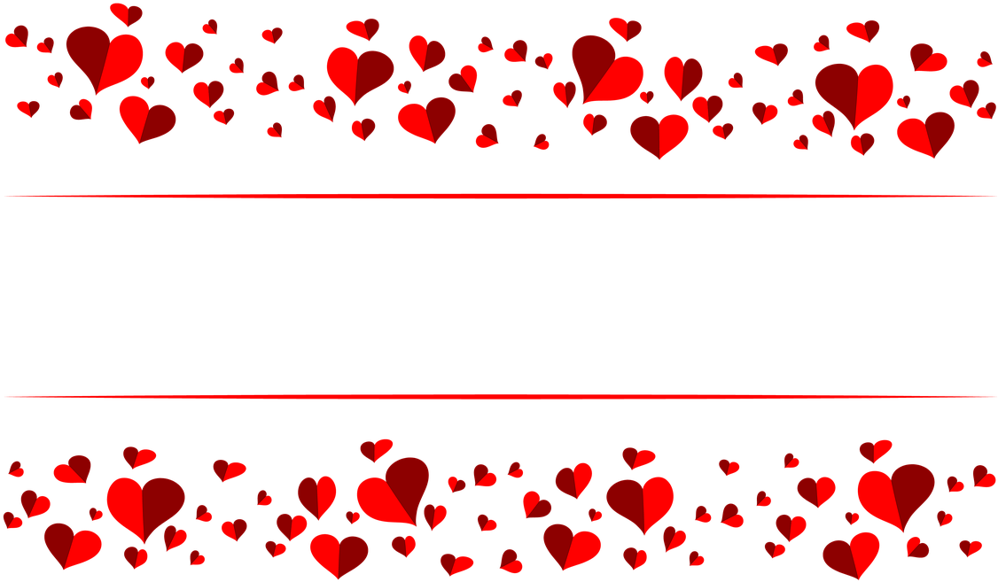 Banner Postcard Day St - Hearts Banner (1280x746)