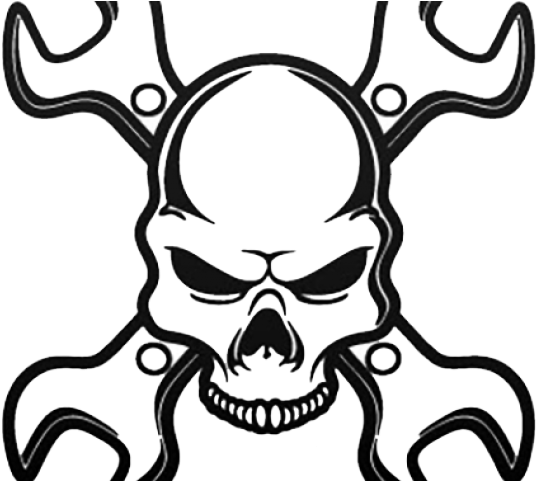 Wrench Clipart Skull Cross - Skull And Crossbones (640x480)