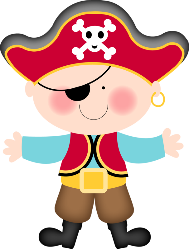 A Pirate Kids, Jolies Images, Clipart, Pirate Images, - Baby Pirate Clipart (606x800)
