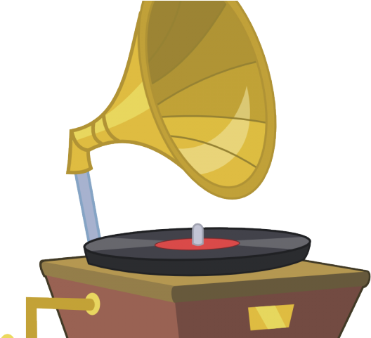 Gramophone Clipart Animated - Gambar Piringan Hitam Animasi (640x480)