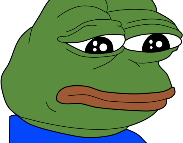 Internet Meme Clipart Sad - Pepe Clip Art (640x480)