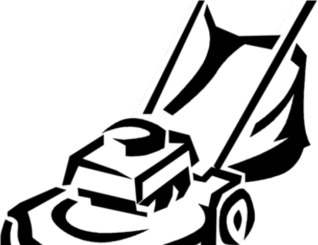 Monochrome Clipart Lawn Mower 15 1024 X 1044 Free Clip - Monochrome Clipart Lawn Mower 15 1024 X 1044 Free Clip (640x480)