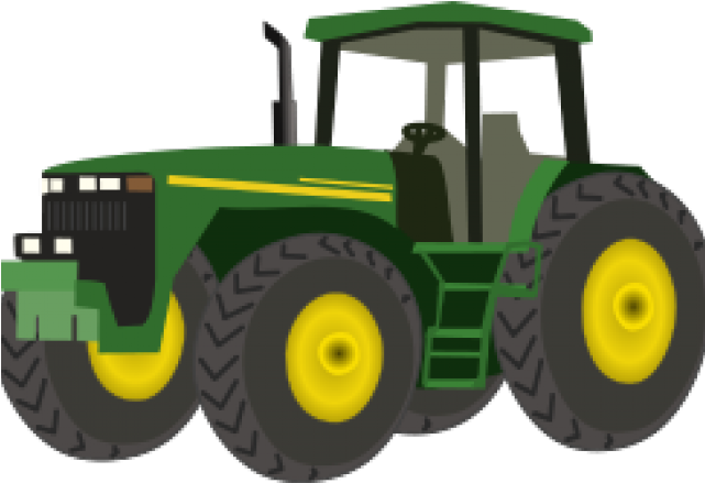 John Deere Clipart Hand - John Deere Tractor Png (640x480)