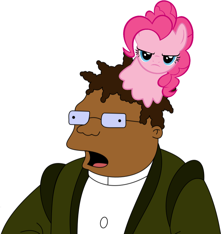 Hermes Conrad And Pinkie Pie By Up1ter - Hermes Futurama Brain Slug (769x793)