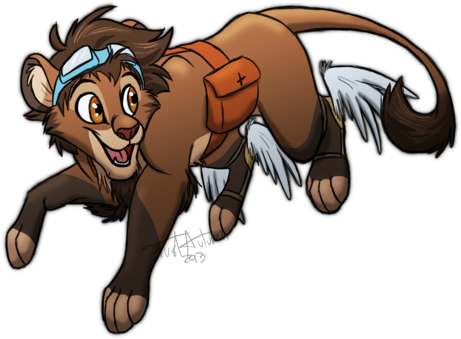 Hermes Thelion - Cartoon (920x677)