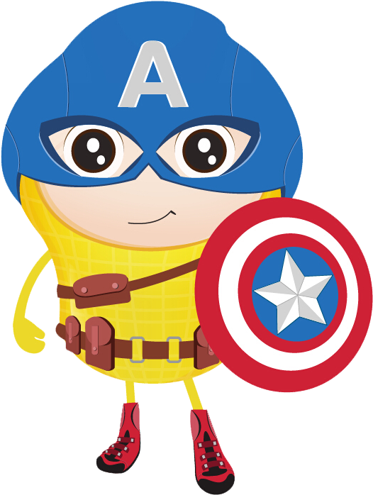 Captain America Clipart Team Captain - Cartoon (679x733)