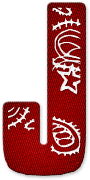 Alphabet, Clip Art, Letters, Alpha Bet, Lettering, - Carmine (308x500)