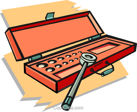 Ratchet Set Royalty Free Vector Clip Art Illustration - Power Tools Clip Art (480x391)