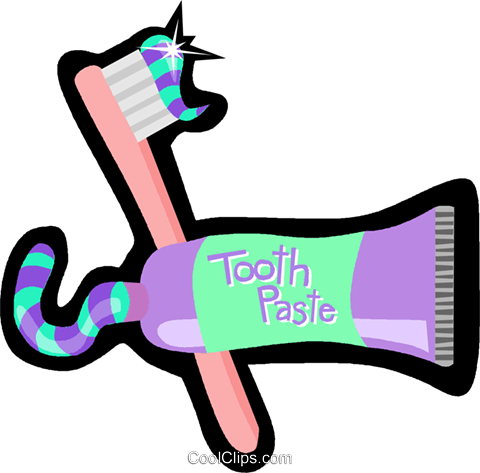 Toothbrush And Toothpaste Royalty Free Vector Clip - Acids And Alkalis Ph Scale (480x473)