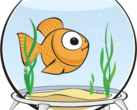 Aquatics Go Fetch The Ofishal Guide - Aquarium Cartoon Without Fish (601x376)