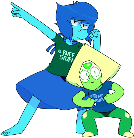 Hard Rock Clipart Harsh - Cute Peridot And Lapis (500x500)