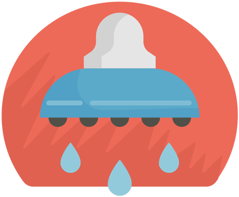 Showerhead Icon Transparent Png - Illustration (512x512)