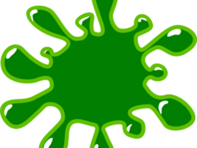 Colours Clipart Green - Blood Spatter Clip Art (640x480)