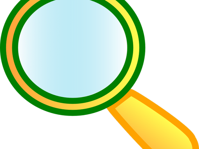 Magnifying Clipart Scavenger Hunt - Circle (640x480)