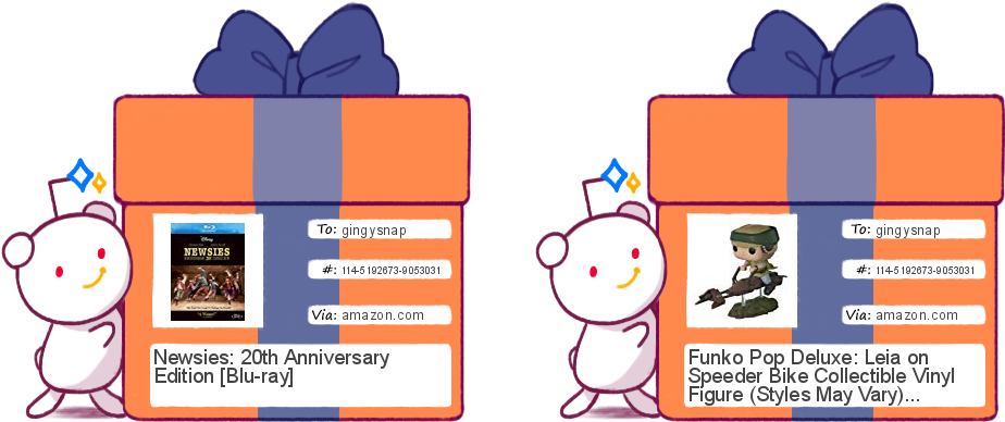 Gifted[gifted] Gingysnap For Winning 1st In My Selfie - Cartoon (982x455)