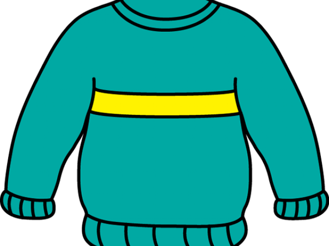 Stripe Clipart Wool Jersey - Sweater Clipart Png (640x480)