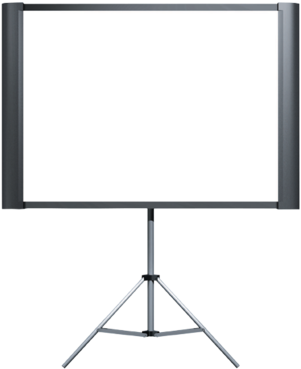 Epson Elpsc80 Portable Projection Screen Brandsmart - Projector Screen With Stand (380x380)