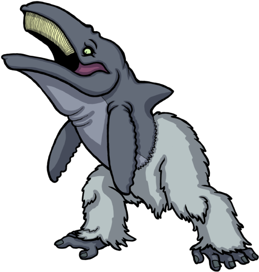 Graphic Transparent Stock Tyrant Is Terror Atom Kaiju - Cartoon (540x597)