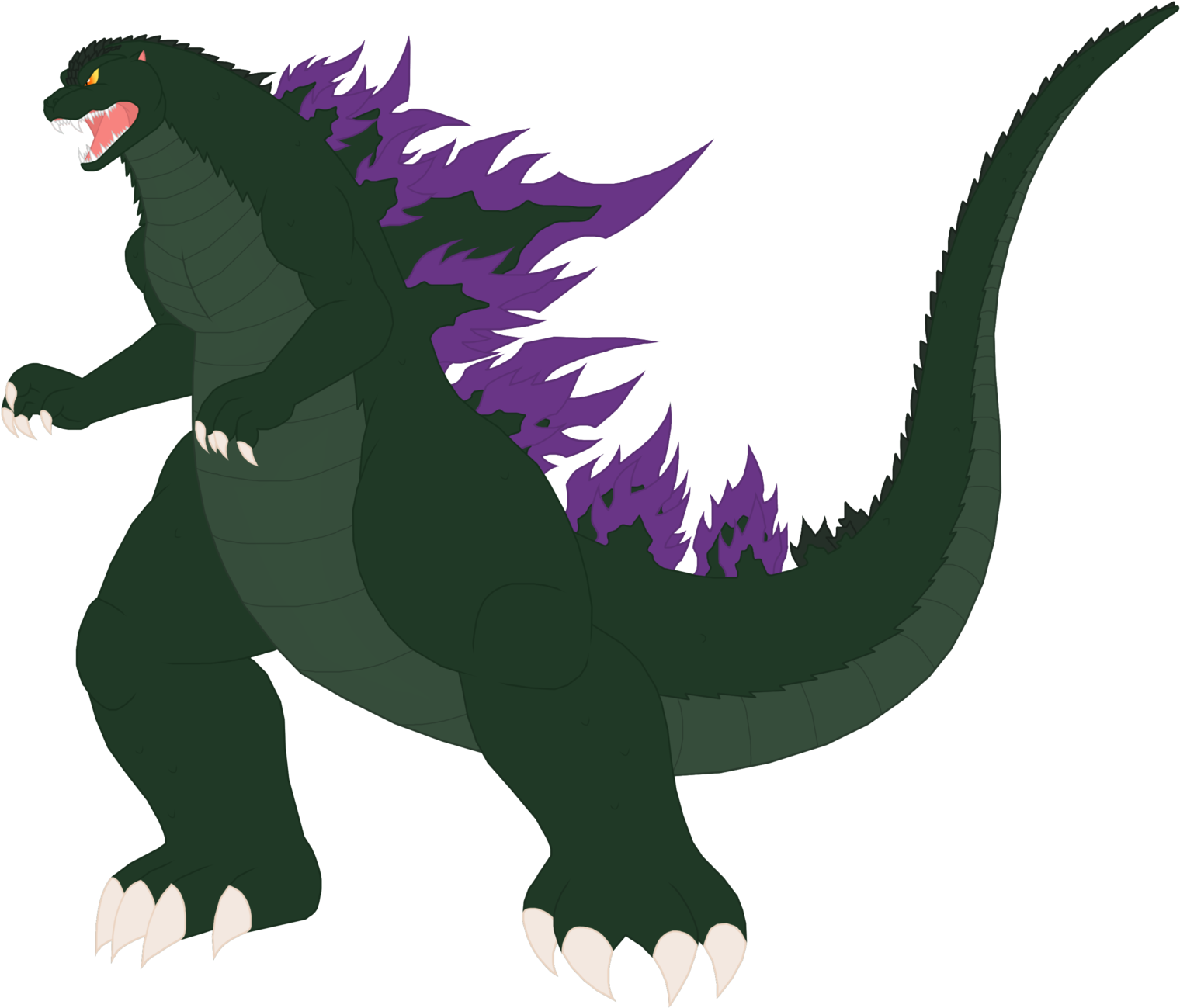 Godzilla Clipart Transparent - Godzilla The Bridge Godzilla 2000 (1600x1346)
