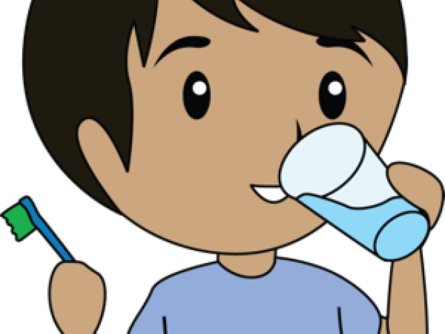 Teeth Clipart Toothbrush - Rinse Teeth Clipart (640x480)