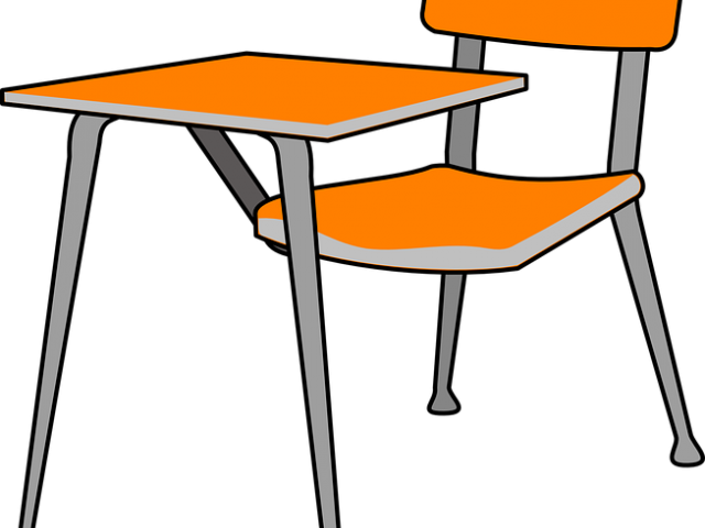 Desk Clipart Cleaning - Chair Clipart Png (640x480)