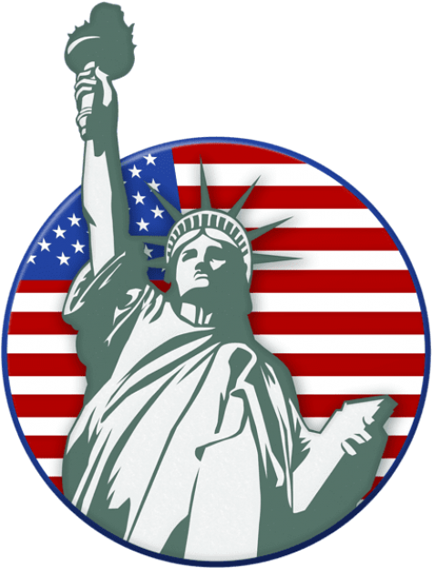 Free Png Download Statue Of Liberty Usa Stamp Png Images - Statue Of Liberty Png Usa (480x629)
