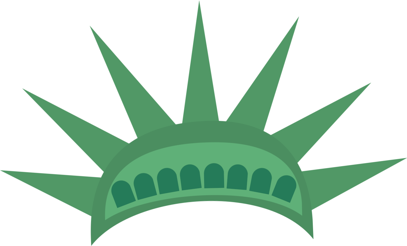 29 Statue Of Liberty Clipart Crown Free Clip Art Stock - Statue Of Liberty Crown Png (1458x868)