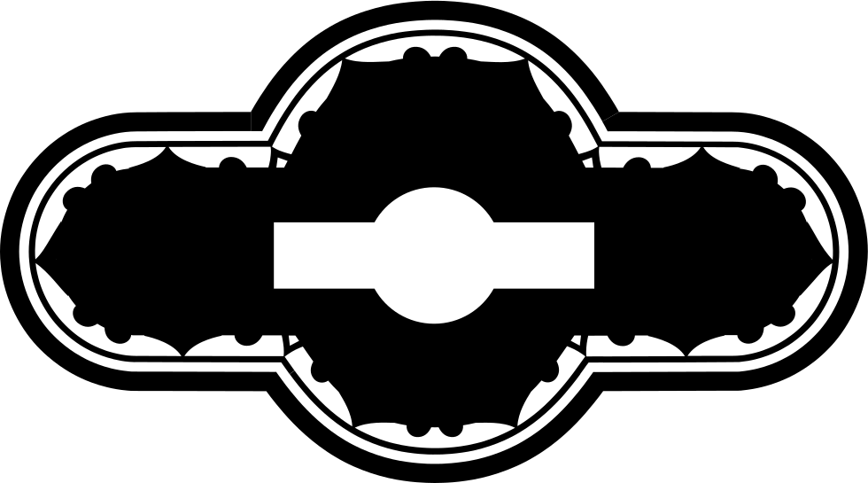 Horizontal Keyhole Shape - Emblem (980x545)