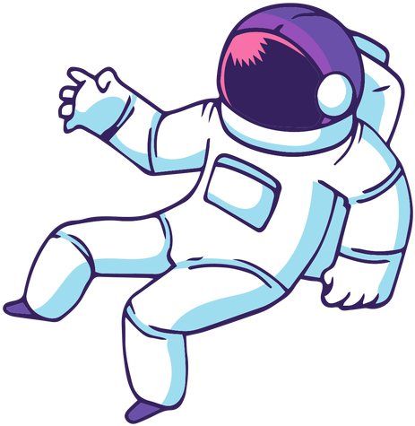 Space Transparent Svg Vector - Casco De Astronauta Animado (512x512)