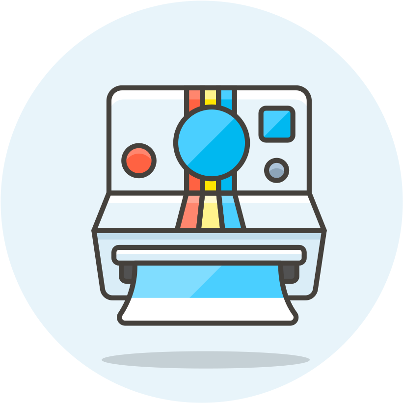 Polaroid Icon - Polaroid Stilizzata (1024x1024)